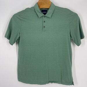 Tommy Bahama Polo Shirt Mens‎ XL Green Cotton Blend Short Sleeve